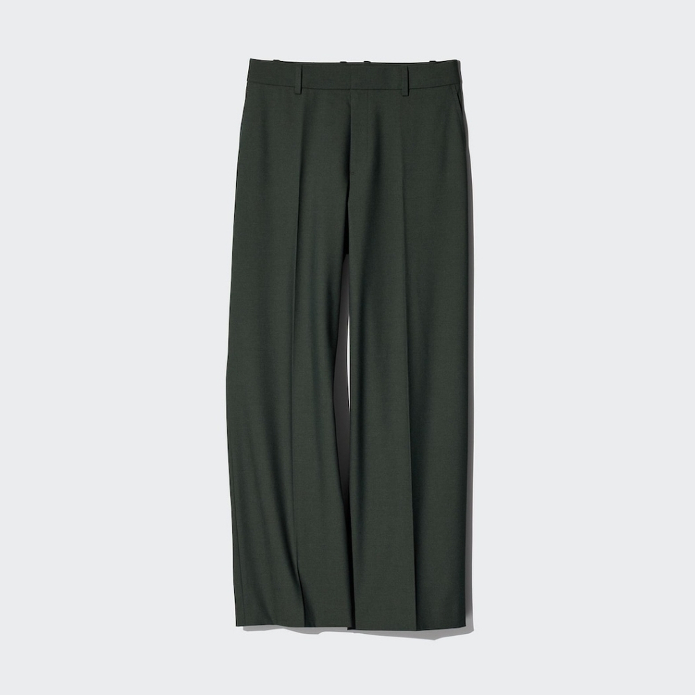 Uniqlo Women's Black Wide-Leg Pants
